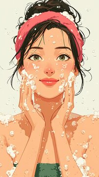 the girl in a bathing suit