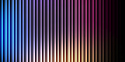 Colorful abstract background with vertical stripes and a vibrant gradient light.