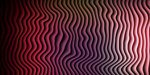 Futuristic abstract background with glowing red and purple corrugated lines.