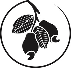 Cashew Fruit and Nut Emblem