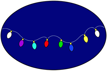 Cartoon icon design of sunglasses object on a white background