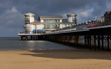 Weston-super-mare grand pier in England