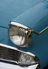classic car headlight