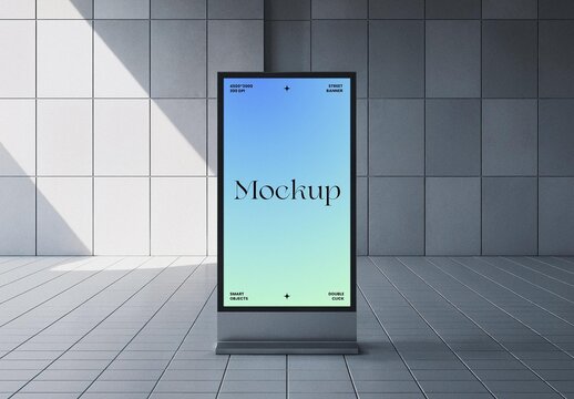 Screen Banner Mockup