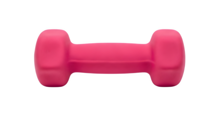 Energizing pink dumbbell for strength training and fitness goals, ideal for personal training and home workouts