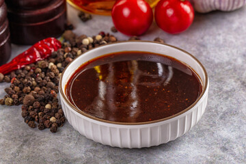 Black pepper sauce for meat