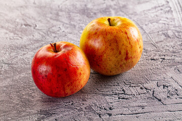 Ripe sweet red organic apple