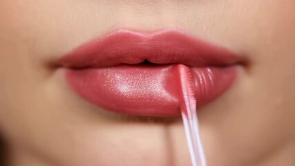 An easy method for applying a natural lip color. The focus is on using a brush to evenly apply product to achieve smooth, polished lips.