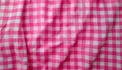 Pink Gingham Pattern Pink Gingham Plaid Background