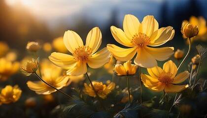 Obraz premium Yellow Flowers