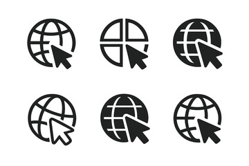 Digital Marketing Icon Set. Digital marketing strategies in the modern world. Icon set. Set Logo of Digital marketing strategies in the modern world: global