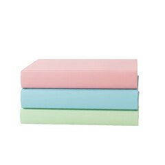 Books isolated on transparent background