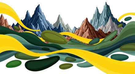 Nature isolated on transparent background