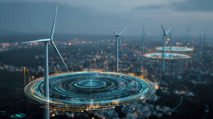 Smart grid and clean energy data integration with wind power systems