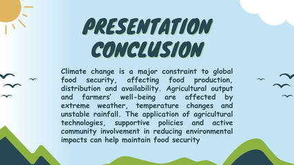 Presentation Climate change 