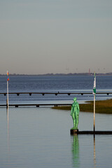 Ein sonniger Herbsttag im Nordseeheilbad Dangast mit Seehund