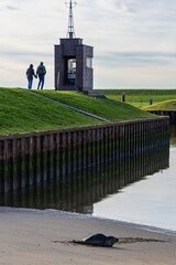 Ein sonniger Herbsttag im Nordseeheilbad Dangast mit Seehund