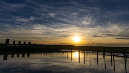 Ein sonniger Herbsttag im Nordseeheilbad Dangast mit Seehund