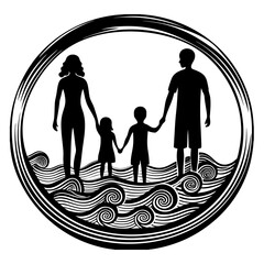 vector illustration of a man and woman