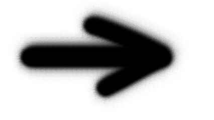 Spray paint arrow pointing right