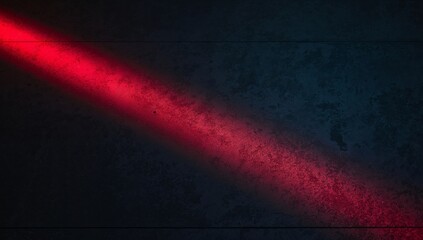 Abstract Red Illumination on Dark Textured Surface Linear Composition.