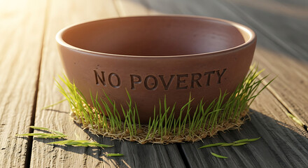 End poverty now with fresh growth and an empty bowl