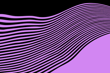 Mystical Background with Contrasting Purple and Black Stripes, Mimicking Movement or a Psychedelic Pattern, for Creative Design. Eps 10