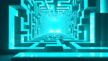 Complex Labyrinthine Structure