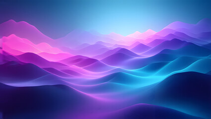 Colorful Digital Landscape