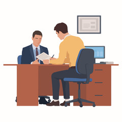 Job interview with manager