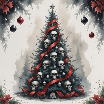 Skull Christmas Images – Browse 40,319 Stock Photos, Vectors, and