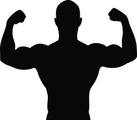 Fototapeta premium Gym fitness treadmill silhouettes set, large pack of vector silhouette design