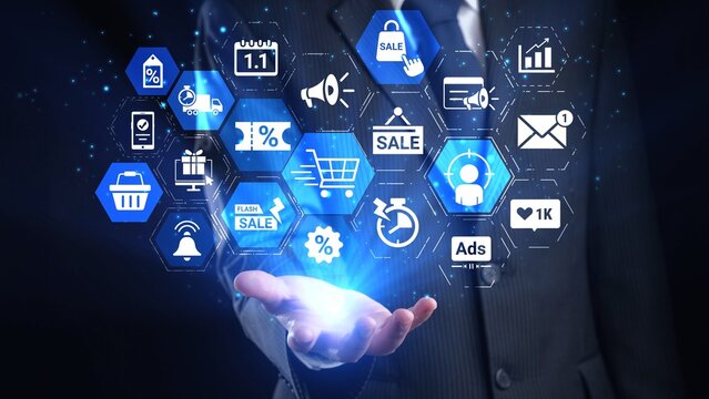 Flash sale icons show ecommerce, flash sale discount, and digital promotion. Flash sale drives customer shopping, flash sale marketing, and conversion growth. Gist