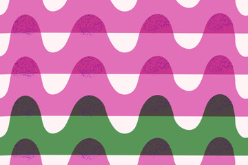Mid century 50 modern seamless pattern. Abstract wave design. Vector for fabric, home dеcor