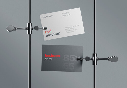 Professional Business Card Mockup for Branding and Identity Design