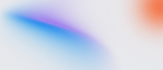 Blue Purple Orange Gradient – Abstract Soft Flow on White Minimal Background
