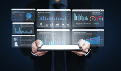 Financial dashboard improves data analytics reporting, performance tracking, and strategic decision making Parse
