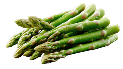 Fresh Asparagus: Vibrant green asparagus spears artfully arranged, a testament to nature's bounty and culinary delight.