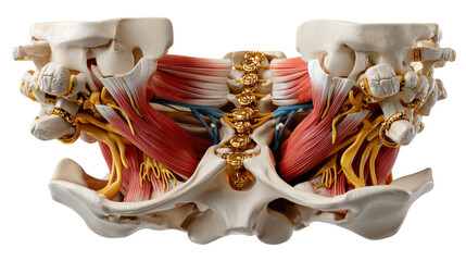 Anatomical Structure: a detailed view of anatomical model.