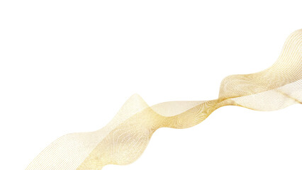 elegant golden abstract texture transparent background wave mesh