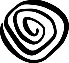 Naklejka premium Speral Line Doodle