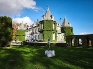 Chateau de la Hulpe is one of the most beautiful places to walk in Belgium.