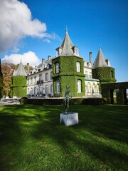 Chateau de la Hulpe is one of the most beautiful places to walk in Belgium.