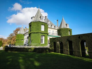 Chateau de la Hulpe is one of the most beautiful places to walk in Belgium.