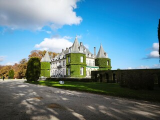 Chateau de la Hulpe is one of the most beautiful places to walk in Belgium.