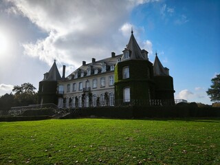 Chateau de la Hulpe is one of the most beautiful places to walk in Belgium.