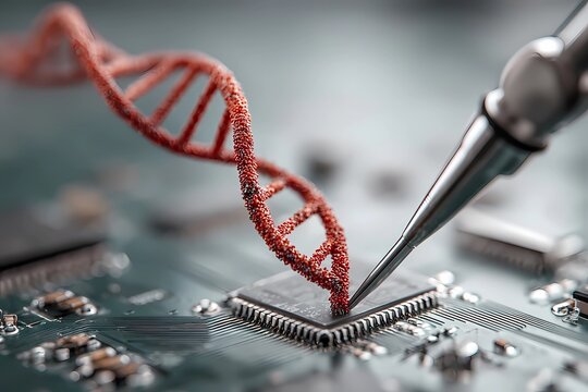 Innovative fusion of technology and biology with DNA strand and microchip in scientific exploration