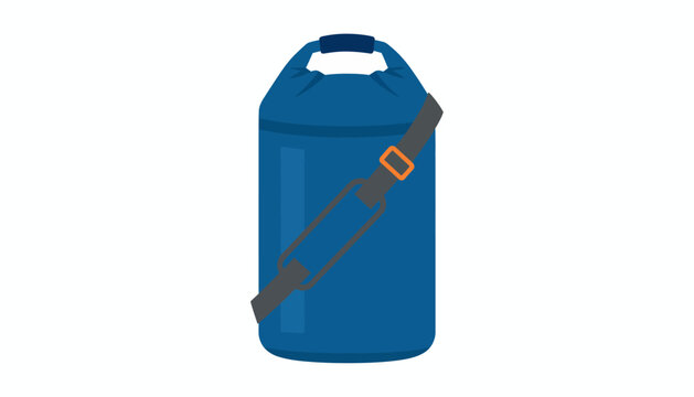 A rugged waterproof dry bag suitable for protecting gear during waterbased activities featuring an adjustable shoulder s for ease.