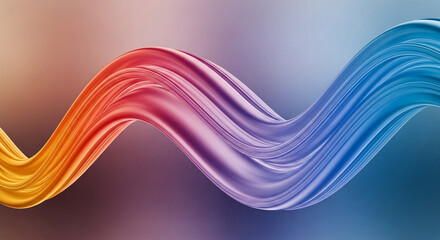 Dynamic abstract wave with vibrant gradient colors creating a modern and elegant motion background for digital art and graphic design projects and presentations