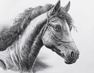 馬　AI生成素材